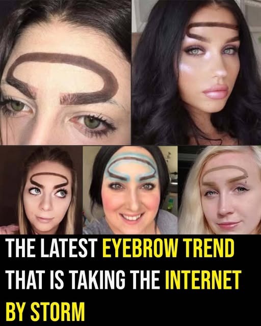 Halo brows: New beauty trend is playful and loopy
