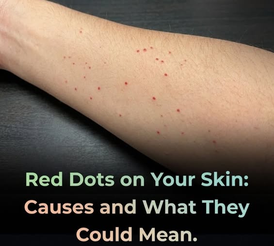 Small red dots keep spreading on my lower legs, and I can’t get checked yet. What can I do now?