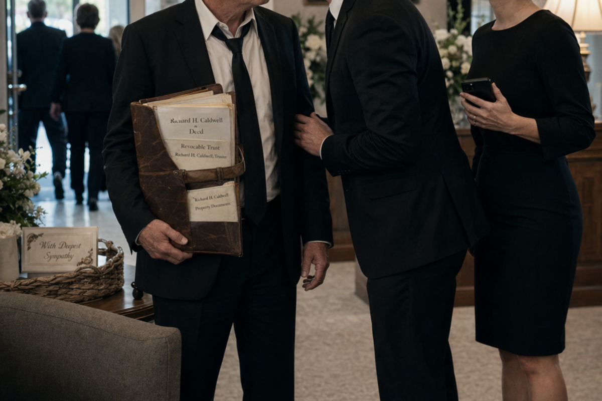 At my wife’s funeral, my own son pulled me aside, looked me dead in the face, and whispered, “We’re stopping your help. Now you’re on your own,”