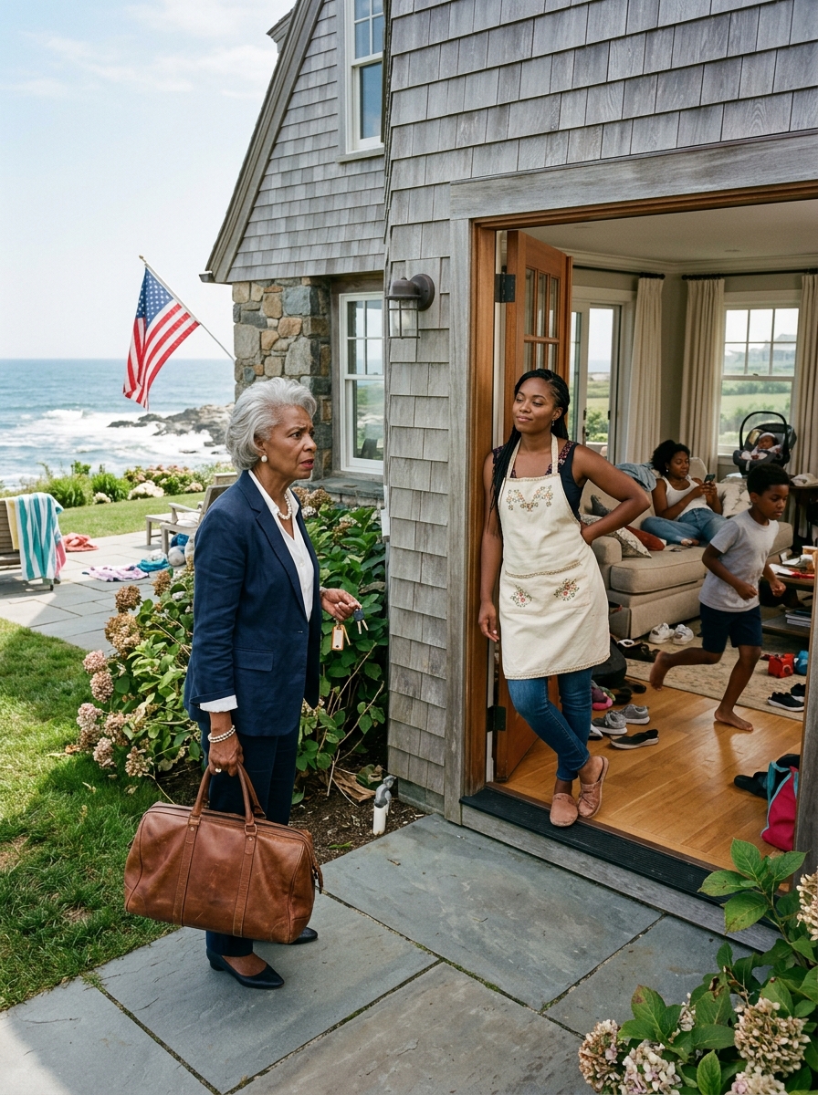She arrived at her seaside home to rest, and her daughter-in-law greeted her with an icy smile: “There’s no space for extra guests,” never imagining that humiliation would uncover a much darker betrayal.
