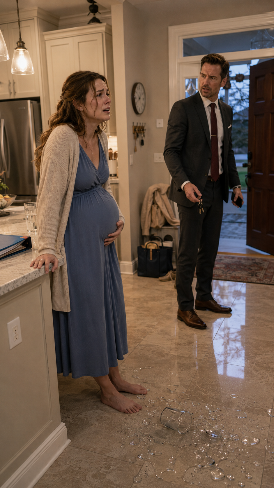 WHEN MY HUSBAND LOCKED ME INSIDE OUR HOME WHILE I WAS IN LABOR, THEN LEFT FOR HIS MOTHER’S BIRTHDAY PARTY AND LAUGHED OFF MY EMERGENCY AS ANOTHER PERFORMANCE, HE BELIEVED HE COULD RETURN LATER WITH A SMILE, LEFTOVER CAKE, AND EXCUSES—BUT THE BROKEN DOOR, THE BLOOD-MARKED HALLWAY, THE PROTECTION ORDER, THE COURT DOCUMENTS, AND OUR DAUGHTER STRUGGLING IN THE NICU EXPOSED EXACTLY WHAT HIS CRUELTY HAD TAKEN FROM HIM.