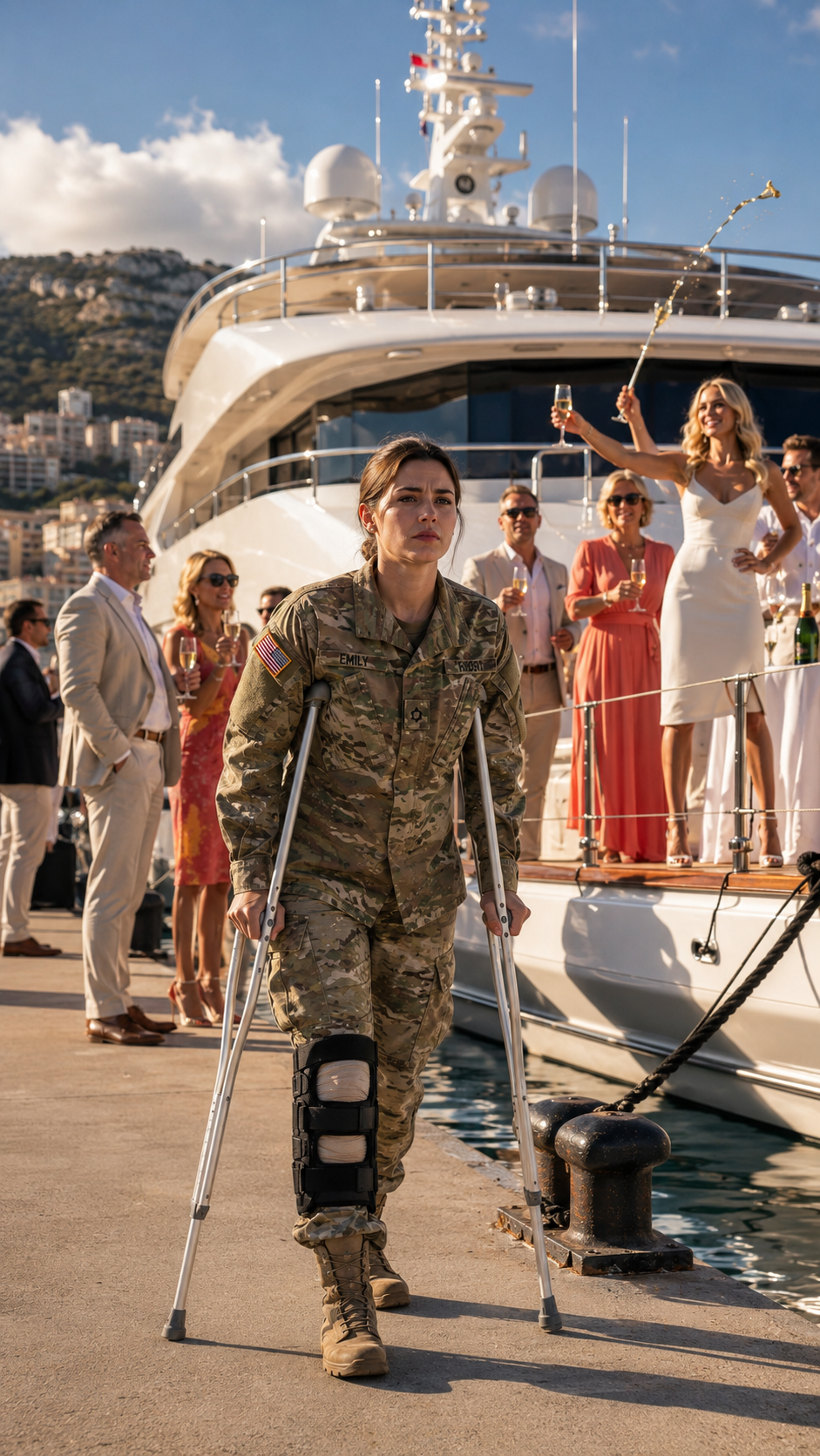 MY PARENTS PURCHASED MY SISTER A $150,000 YACHT WHILE I SAT IN A MILITARY CLINIC BEGGING THEM FOR $5,000 TO SAVE MY LEG. They celebrated with champagne while a doctor warned I might never walk normally again.