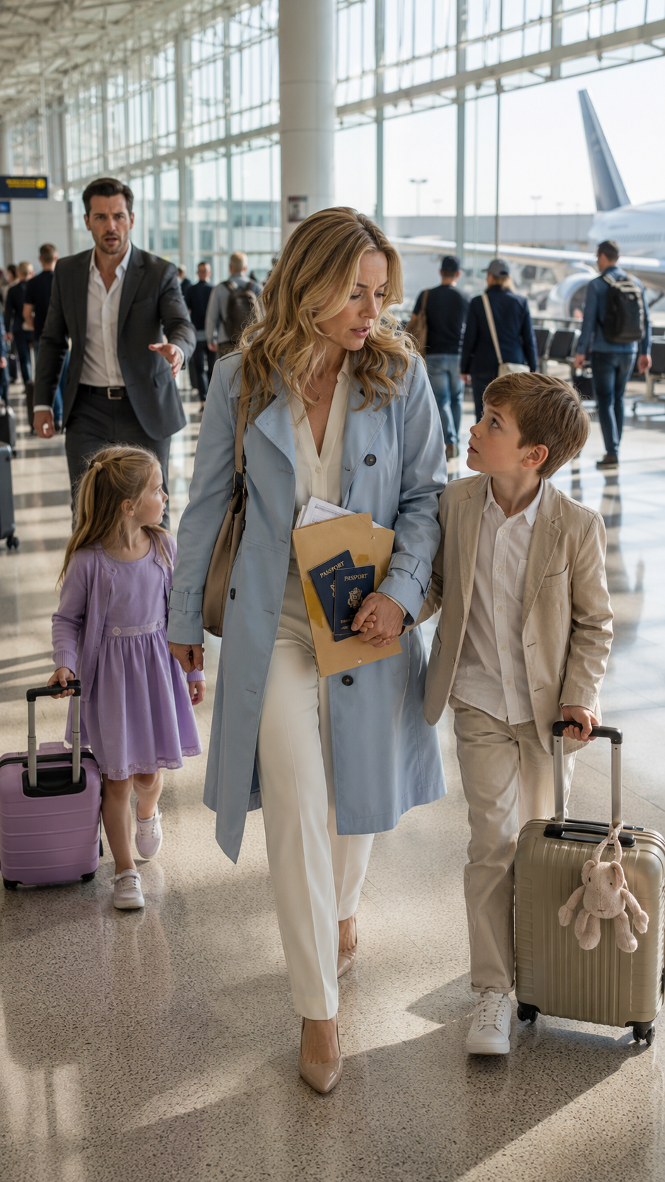 8 MINUTES AFTER OUR DIVORCE, MY EX SAID THERE WAS NOTHING LEFT TO SPLIT—SO I TOOK OUR CHILDREN, THE PASSPORTS, AND THE EVIDENCE STRAIGHT TO JFK.