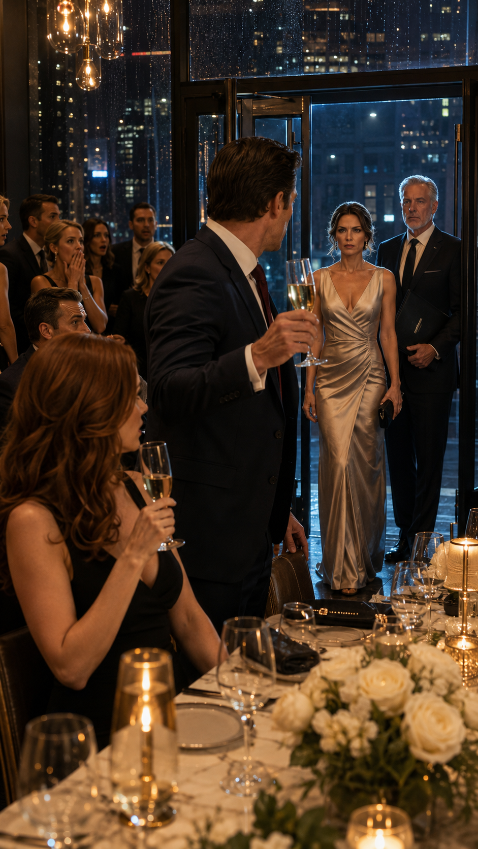 MY HUSBAND SKIPPED OUR ANNIVERSARY TO TOAST HIS MISTRESS’S PROMOTION—SO I CRASHED THE PARTY WITH HER BOSS.