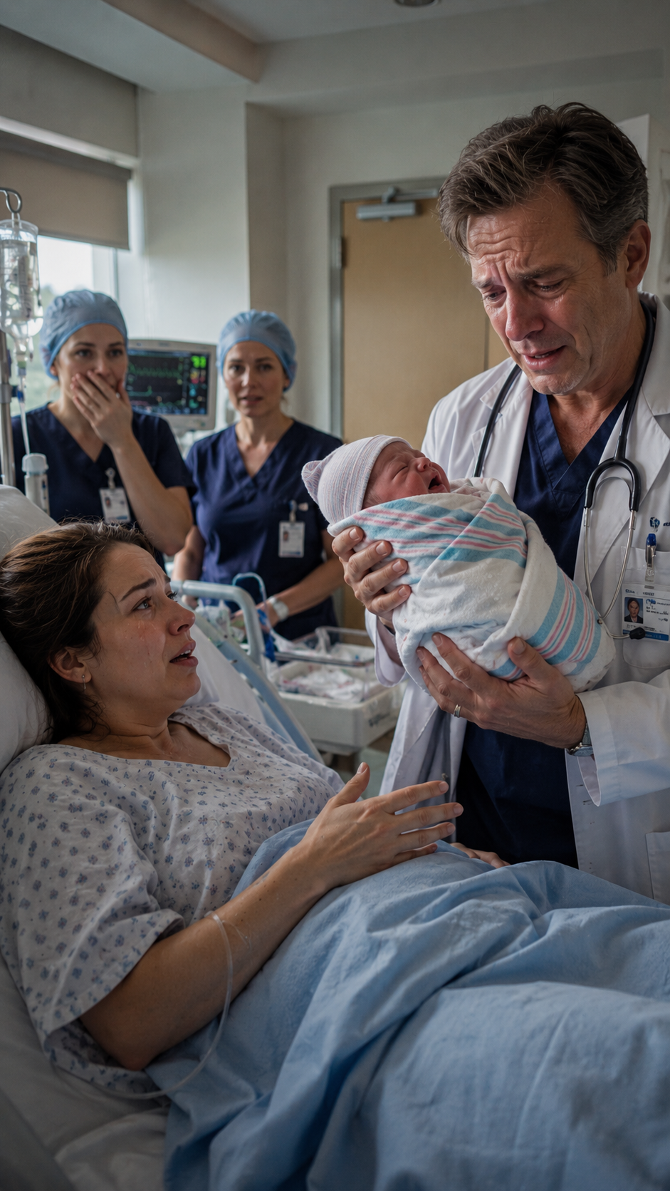 AFTER THE DIVORCE, THERE WAS NO ONE LEFT FOR ME TO RELY ON. Pregnant and alone, I swallowed my pride and took whatever work I could find. When labor started, I drove myself to the hospital, shaking at every red light. Minutes after my baby’s first cry, the doctor looked down at him—and suddenly began crying. “This… this shouldn’t be possible,” he whispered