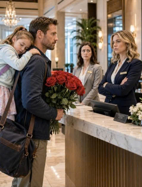 A WIDOWED FATHER WAS REFUSED ENTRY AT THE VERY HOTEL HE OWNED WHILE HOLDING HIS SLEEPING DAUGHTER… BY THE TIME THE STAFF DISCOVERED WHO HE WAS, THE HARM WAS ALREADY DONE.