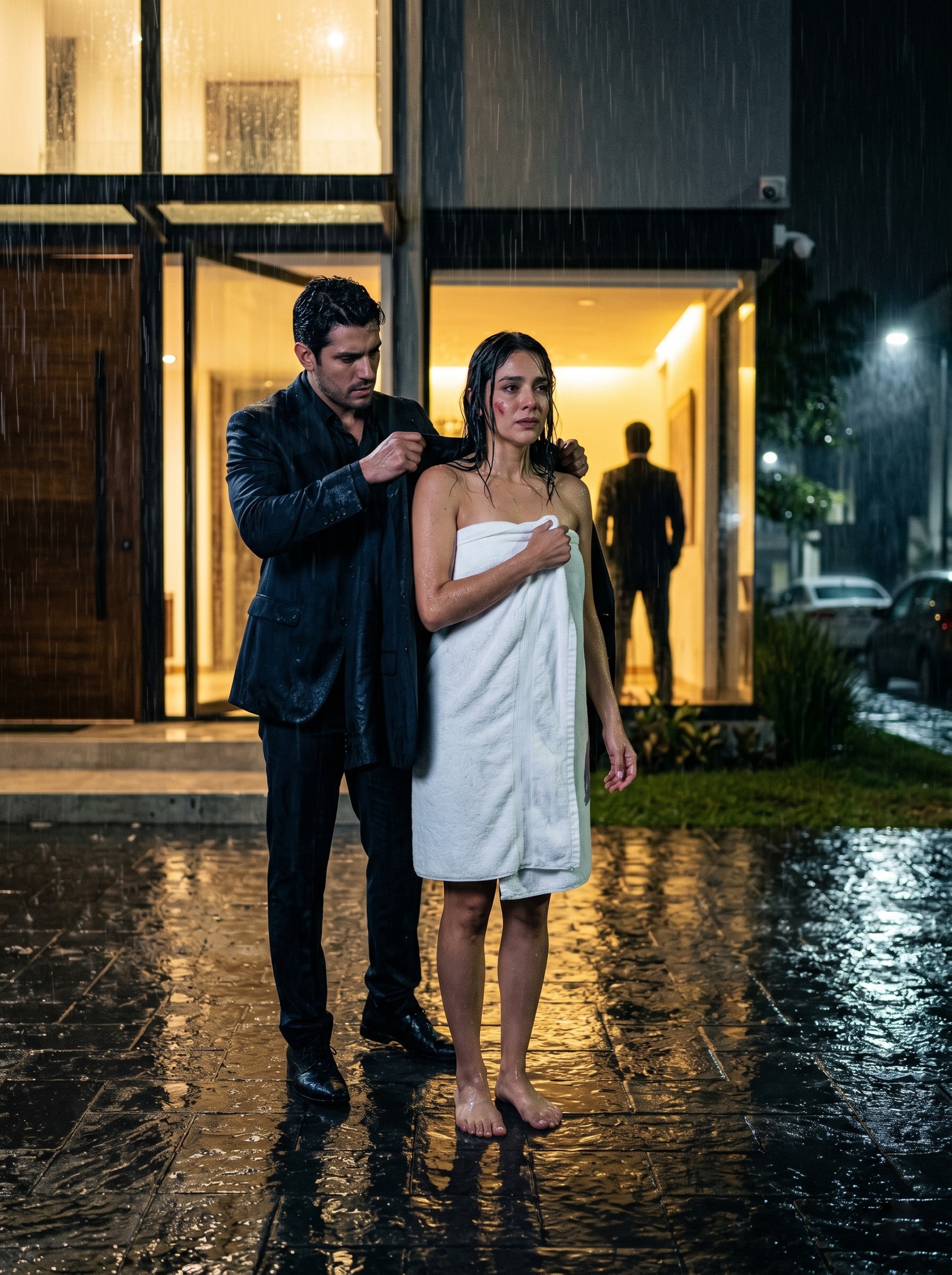 Mi esposo me echó a la calle con solo una toalla, bajo la lluvia y frente a todos. - FG News