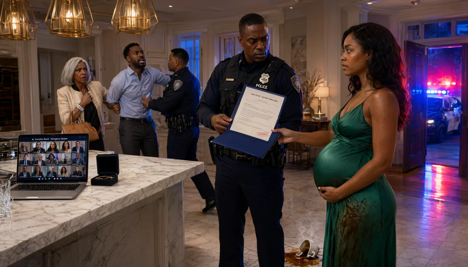 The Blue Folder at the Door