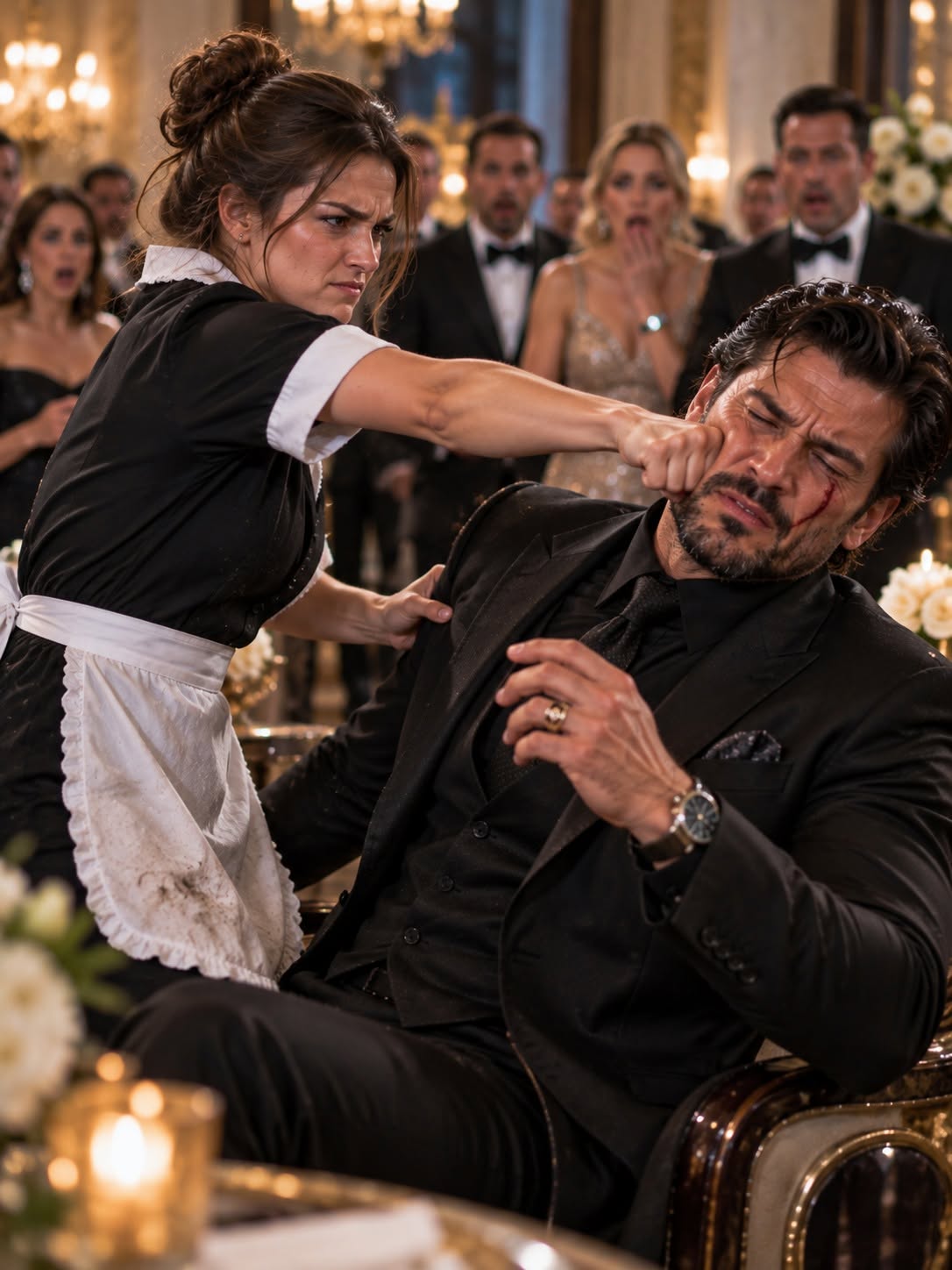 A Poor Maid Punched the Mafia Boss to Save Him — What He Did Next Terrified Everyone