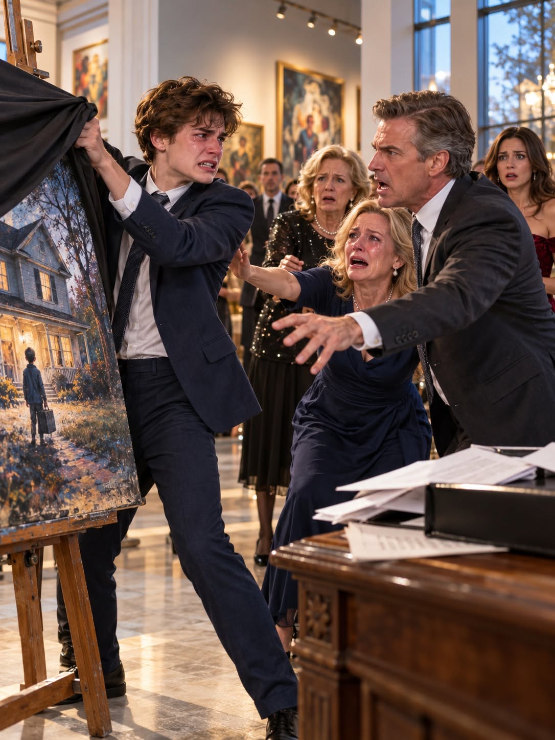 Thirteen years after my husband brought another woman into our house with two suitcases and told me to take our autistic four-year-old son and leave, he came back with a lawyer because that same boy had just sold one painting for $3.4 million.