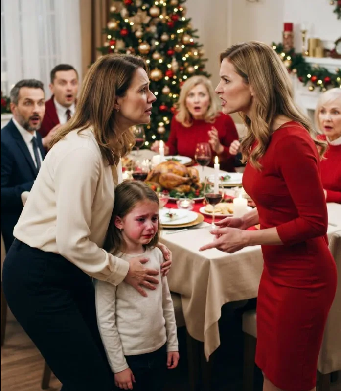 My sister-in-law slapped my 5-year-old daughter right across the face on Christmas Eve. My husband begged me "not to ruin dinner." So I slapped Rachel twice right back, right in front of the turkey, the roast beef, and his entire high-society family. That very night, I sent moving trucks and emptied the house they swore was theirs.