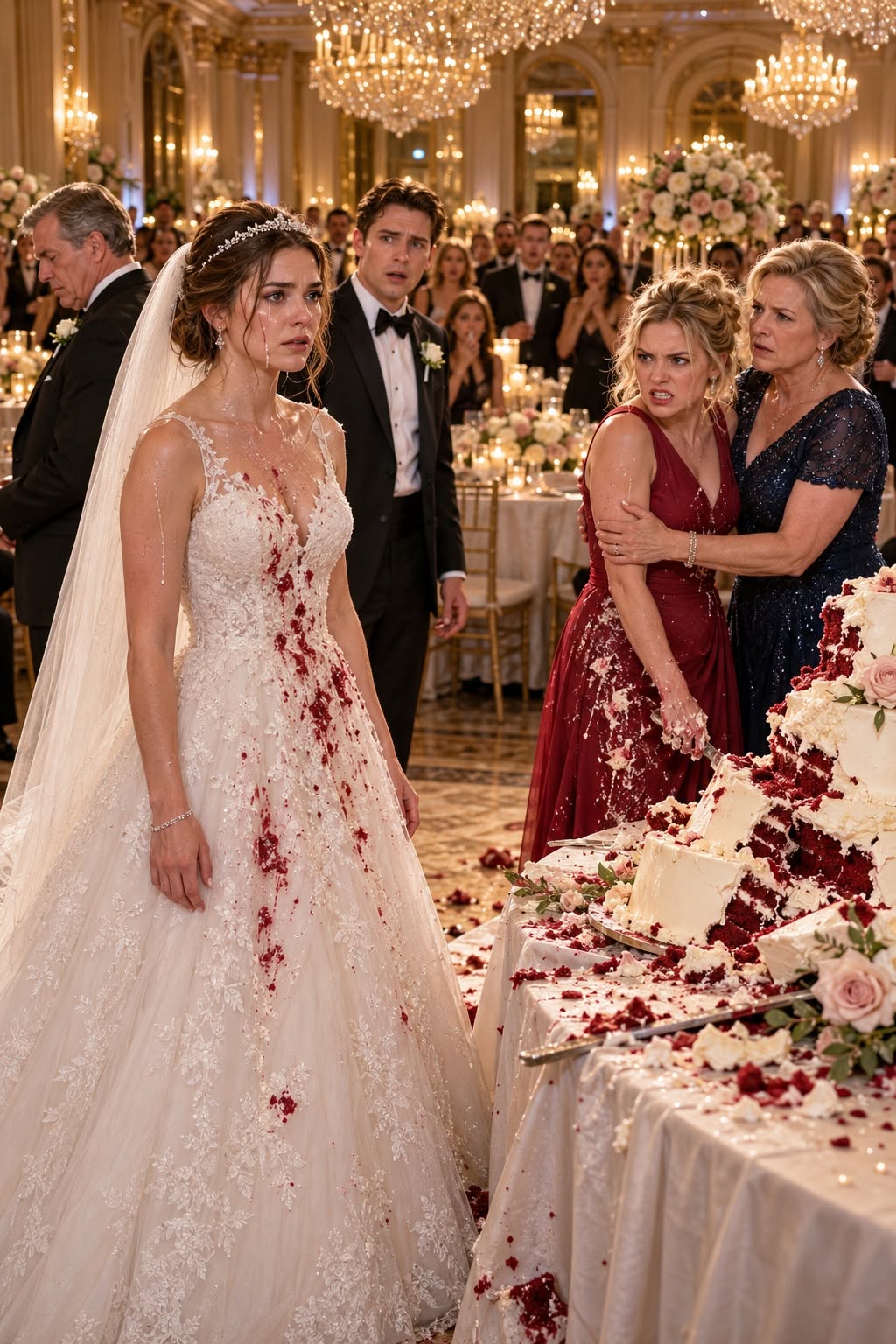 My sister thought smashing my wedding cake was the worst thing she could do to me. She had no idea what I’d found on my husband’s laptop—or what my family would learn at 7:30 the next morning.