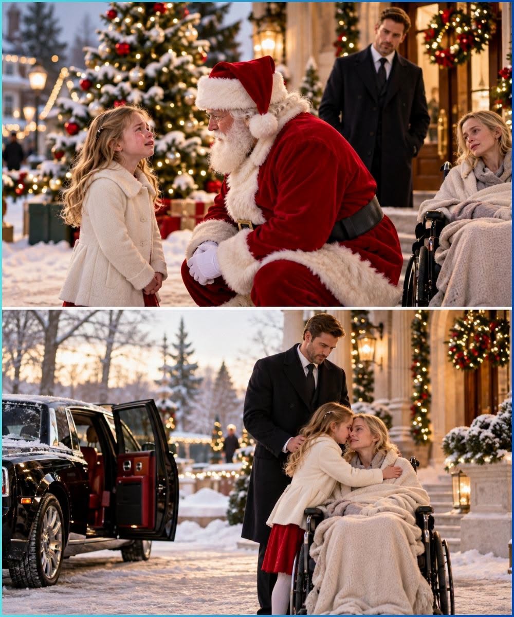 She Told Santa He Couldn’t Save Her Mom, and the Millionaire Behind Her Finally Heard What Money Couldn’t Fix