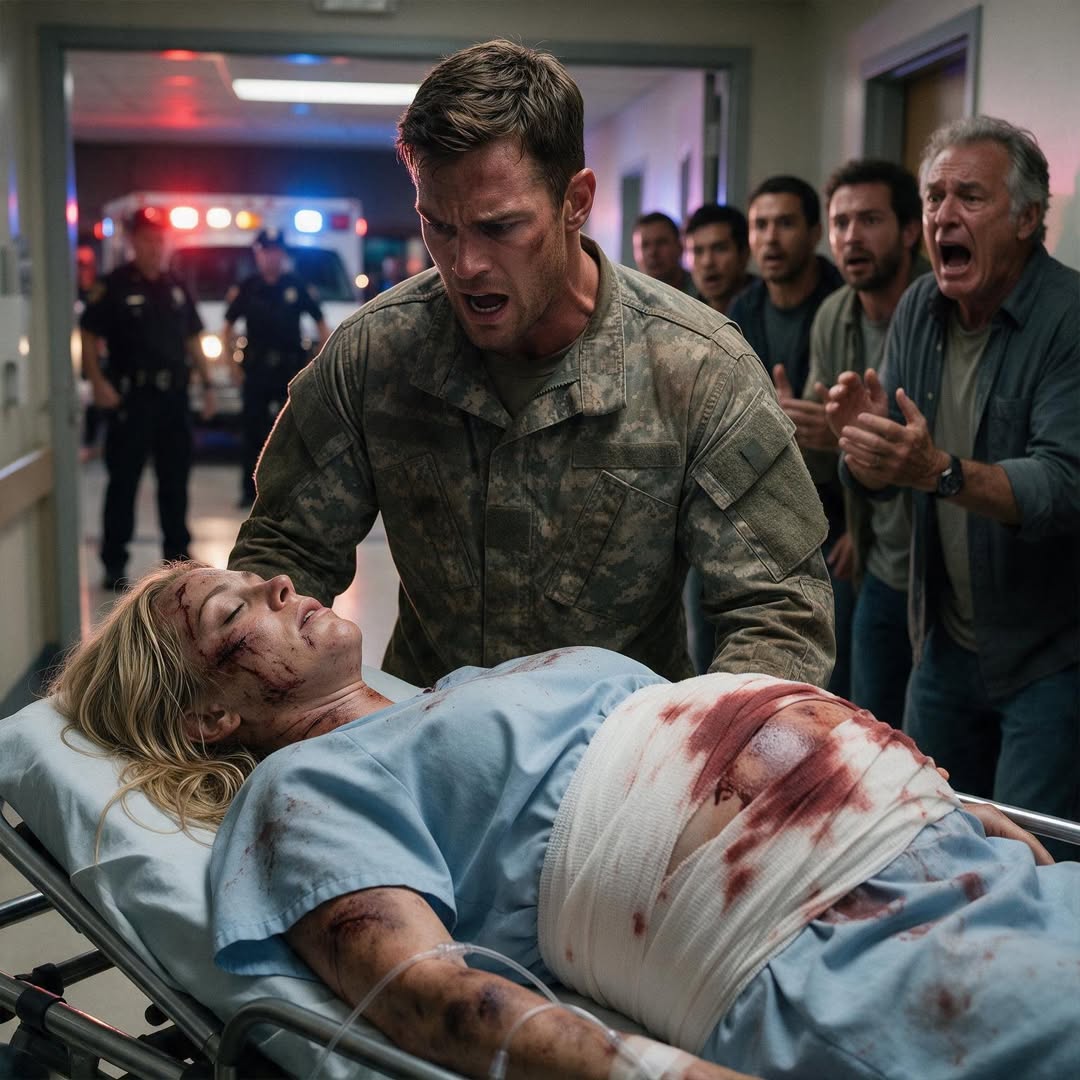 Nine men stood outside my pregnant wife's ICU room while she lay broken behind a locked door, and her father looked me in the eye and sneered, "What are you going to do? You're just a soldier."