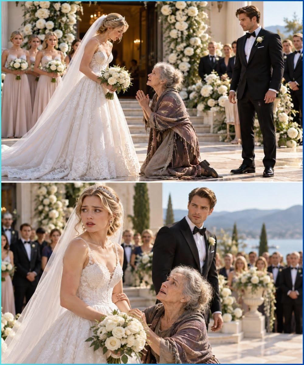 Five minutes before Alice married him, an old woman fell to her knees and begged her to run