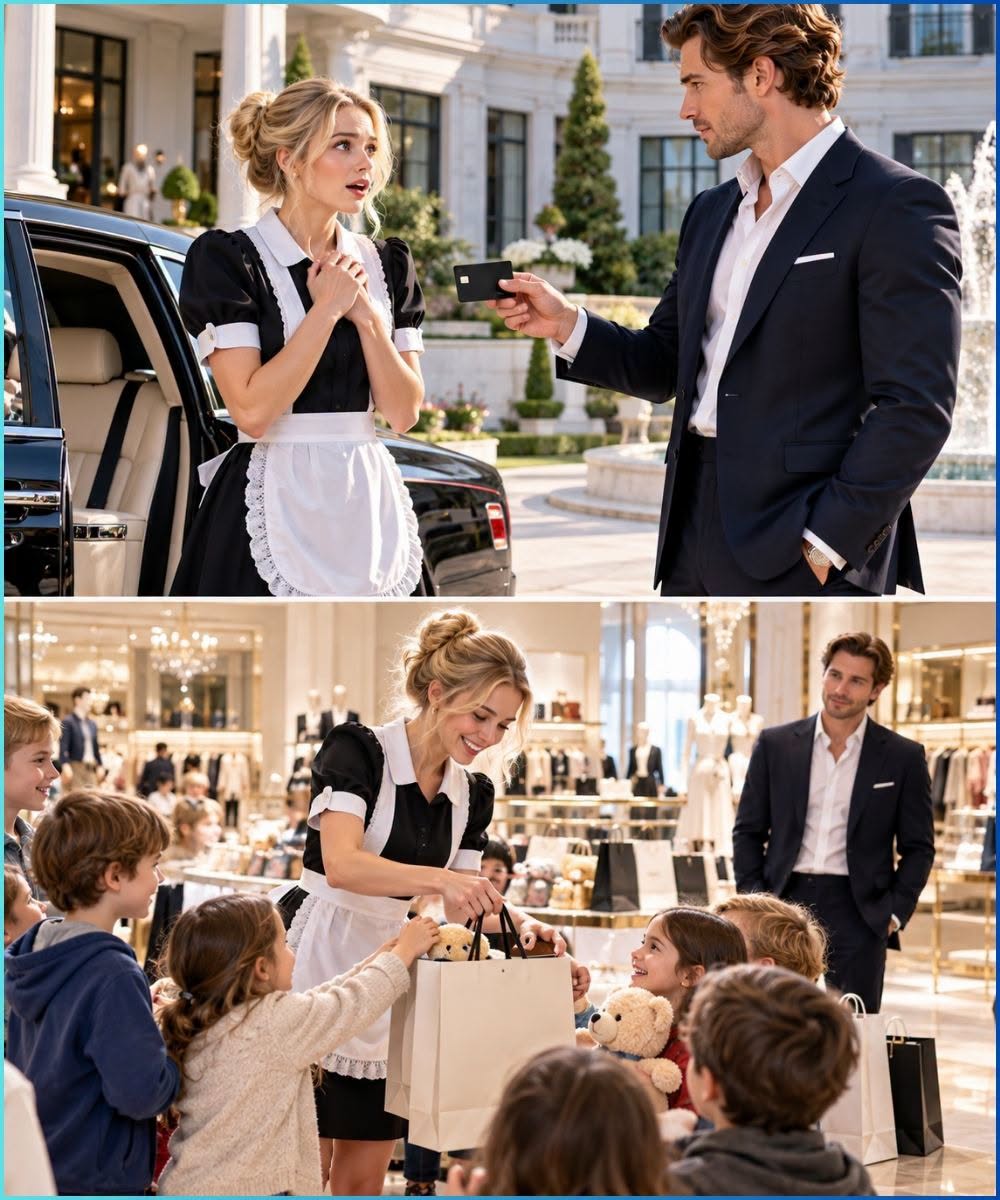 The billionaire gave his new maid an unlimited black card to test her, but the one thing she bought changed his life