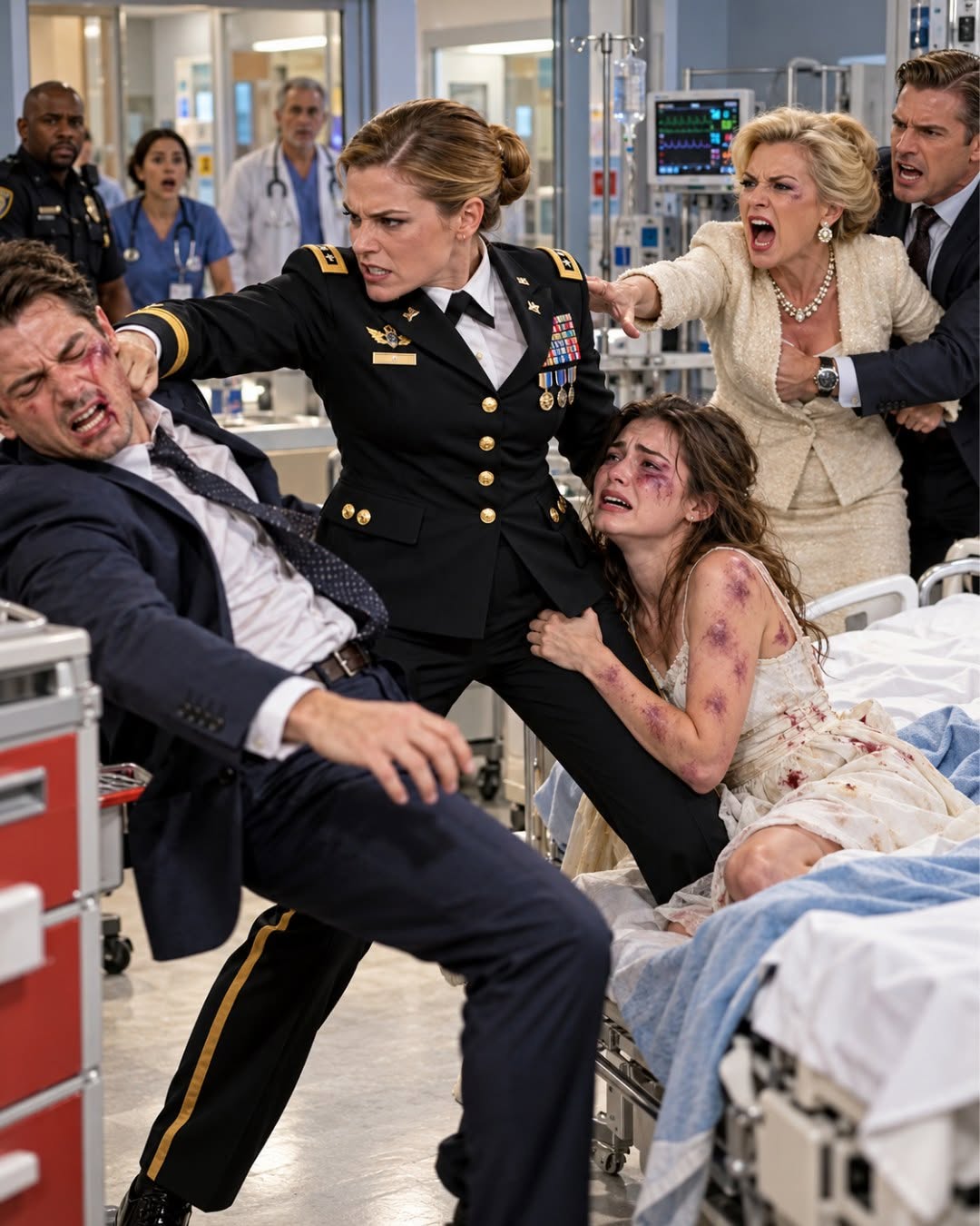"Mom... Please Come Get Me." A U.S. Army Colonel Rushed To The Hospital After Receiving A Des.per.ate Call From Her Daughter—But Her Husband's Family Never Expected Who Would Walk Through That Door.