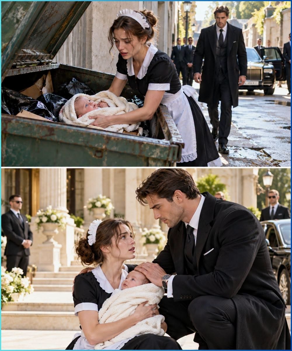 A broke maid pulled a baby from a dumpster, and the mafia boss who came for her did the one thing no one expected