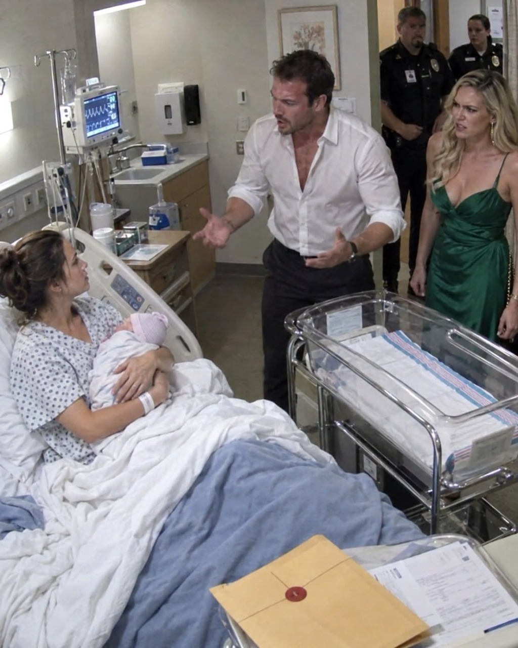 My ex-husband burst into my hospital room thirty minutes after learning I had given birth, pointed at my newborn daughter, and demanded, "Whose baby is that?"