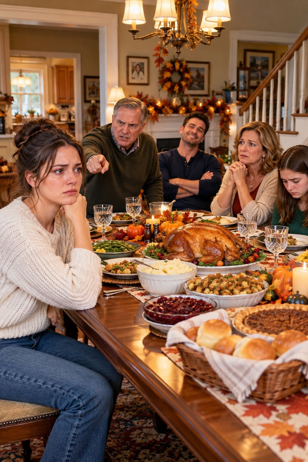 The turkey was still warm when my father looked across the Thanksgiving table and calmly told me I needed to move out.