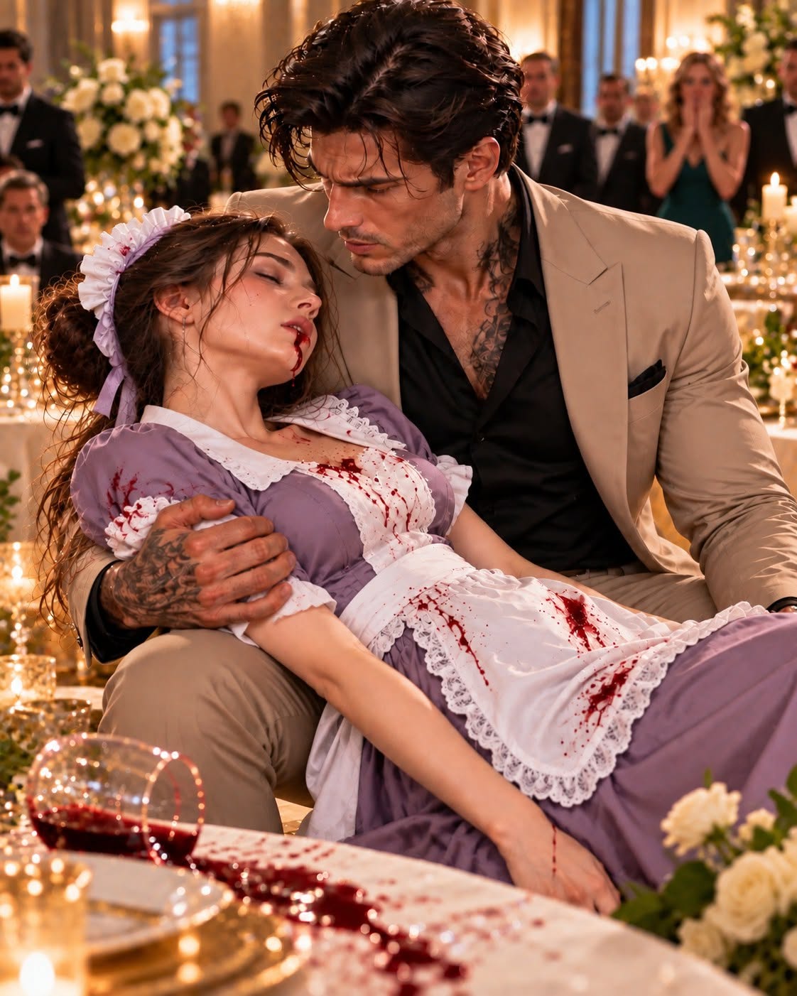 Blood was the one thing I had never expected to spill across Gabriel Rossi’s priceless Persian rug—especially my own. For two years, I survived inside the most feared mafia household in upstate New York by becoming invisible, but the moment gunmen aimed at his six-year-old son, I stepped directly into their line of fire.