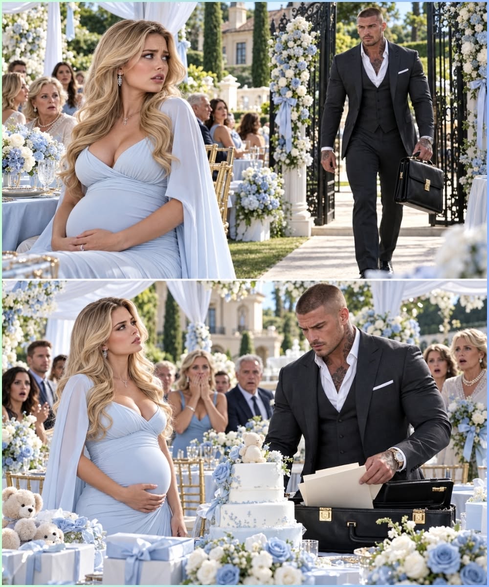 The first thing I noticed when my husband walked into my baby shower was not that he was forty-two minutes late.
