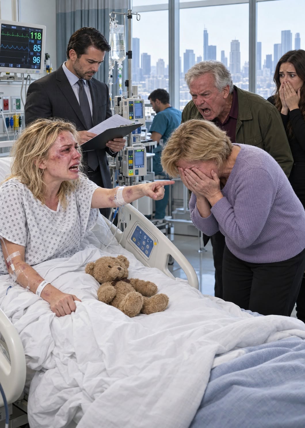 "My mom and dad ignored 9 urgent calls from my hospital bed since they were helping my sister unpack her new suburban home. So I called my estate lawyer to the hospital, changed everything on the spot, and when they finally arrived, they learned exactly what their cruelty had cost them.