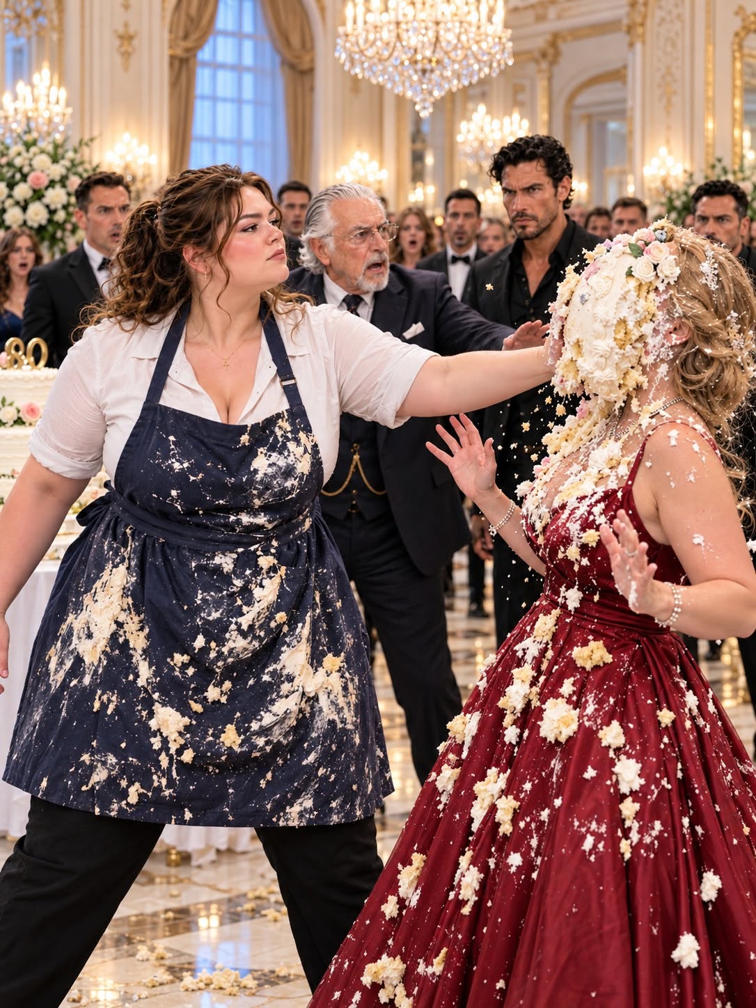 "Say Fat One More Time" — the Plus-Size Pie Maker Warned the Elegant Woman in Silver, and Then the Banana Cream Flew Across the Ballroom of Milwaukee's Most Feared Man