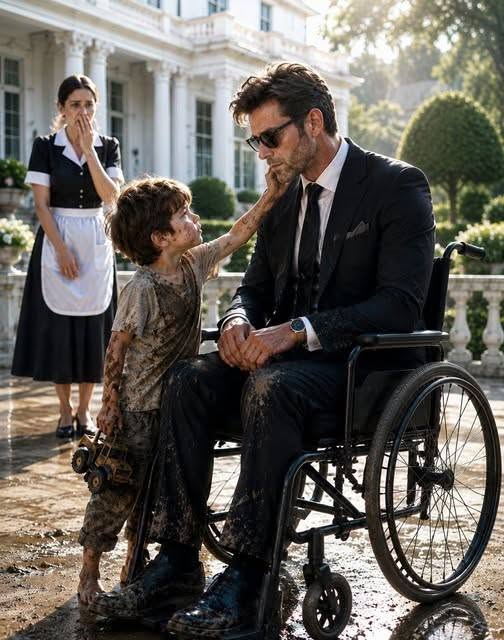 My housekeeper's six-year-old son caught me crying alone in my wheelchair and then asked me the one question that all the adults around me had been too afraid to ask. Minutes later, I was begging him to take my money, my mansion, even my entire fortune if it could save the broken man I had become, but he rejected it all, leaned close to my ear, and whispered a secret from my past that I had never told anyone.