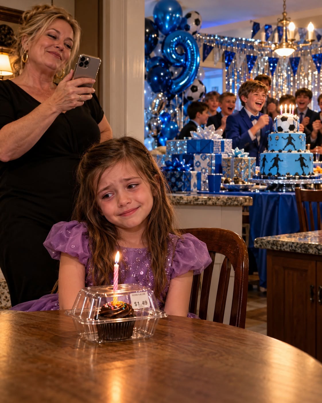 My stepmother threw a $2,000 birthday party for her nine-year-old son.