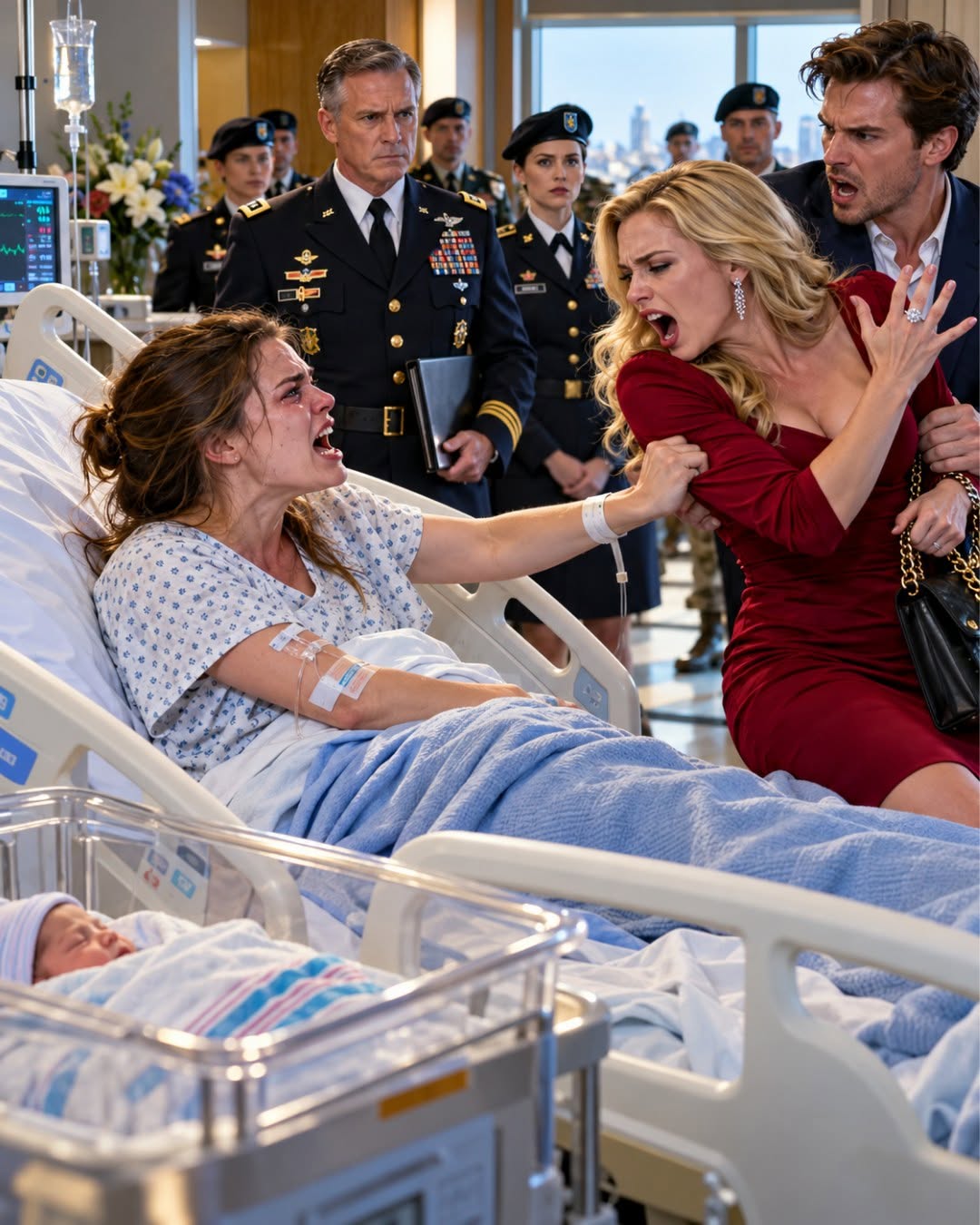 I kept my $20 million inheritance hidden from my husband while I was deployed. Then, while I was in labor, he threw me out of our home and called me “dead weight.” He even brought his mistress into my hospital room to flaunt her engagement ring, convinced he had replaced me and won. He had no idea he had just made the most expensive mistake of his life.