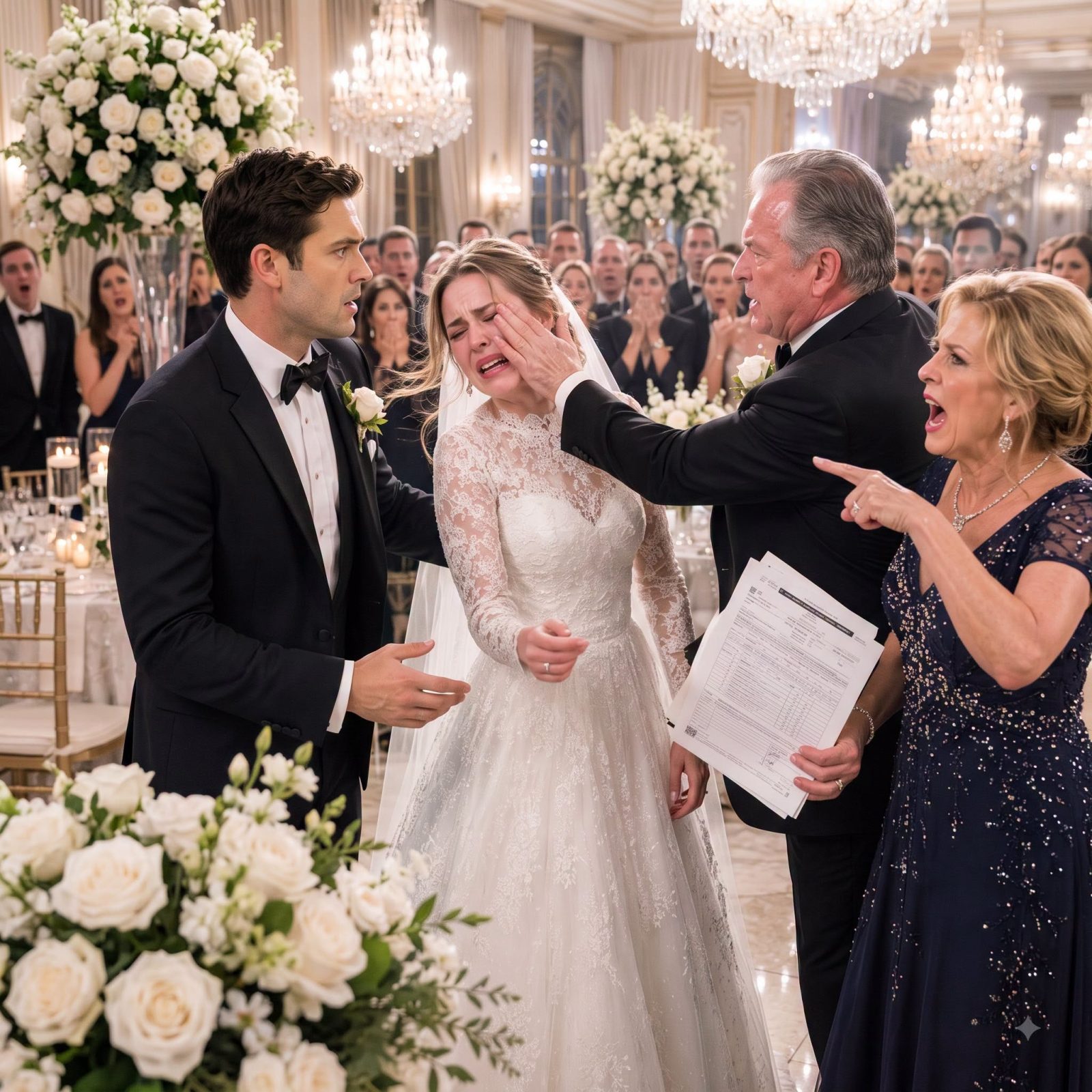 On my wedding day, my father slapped me for everyone to see, showed my fiancé fake medical records, and accused me of things I hadn’t done. My mother humiliated me before the guests, calling me ruined. They thought they had secured their victory, but...