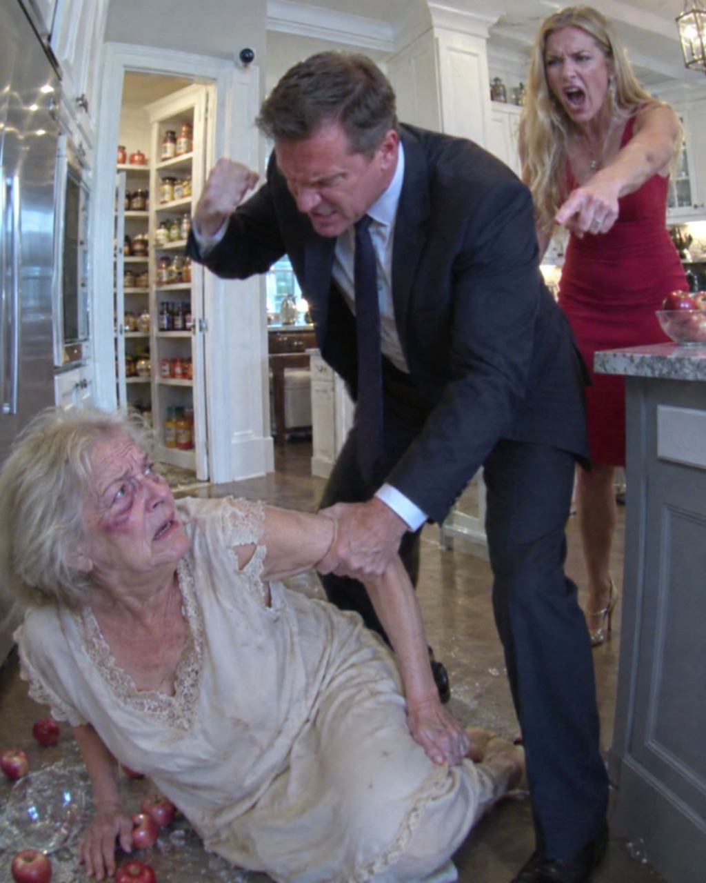 My daughter demanded the three million dollars from the sale of my farm, and when I refused, my oldest son punched me hard enough to break a rib. They thought twenty minutes of threats would force me to surrender—but they had no idea the camera above my pantry had already sealed their fate.