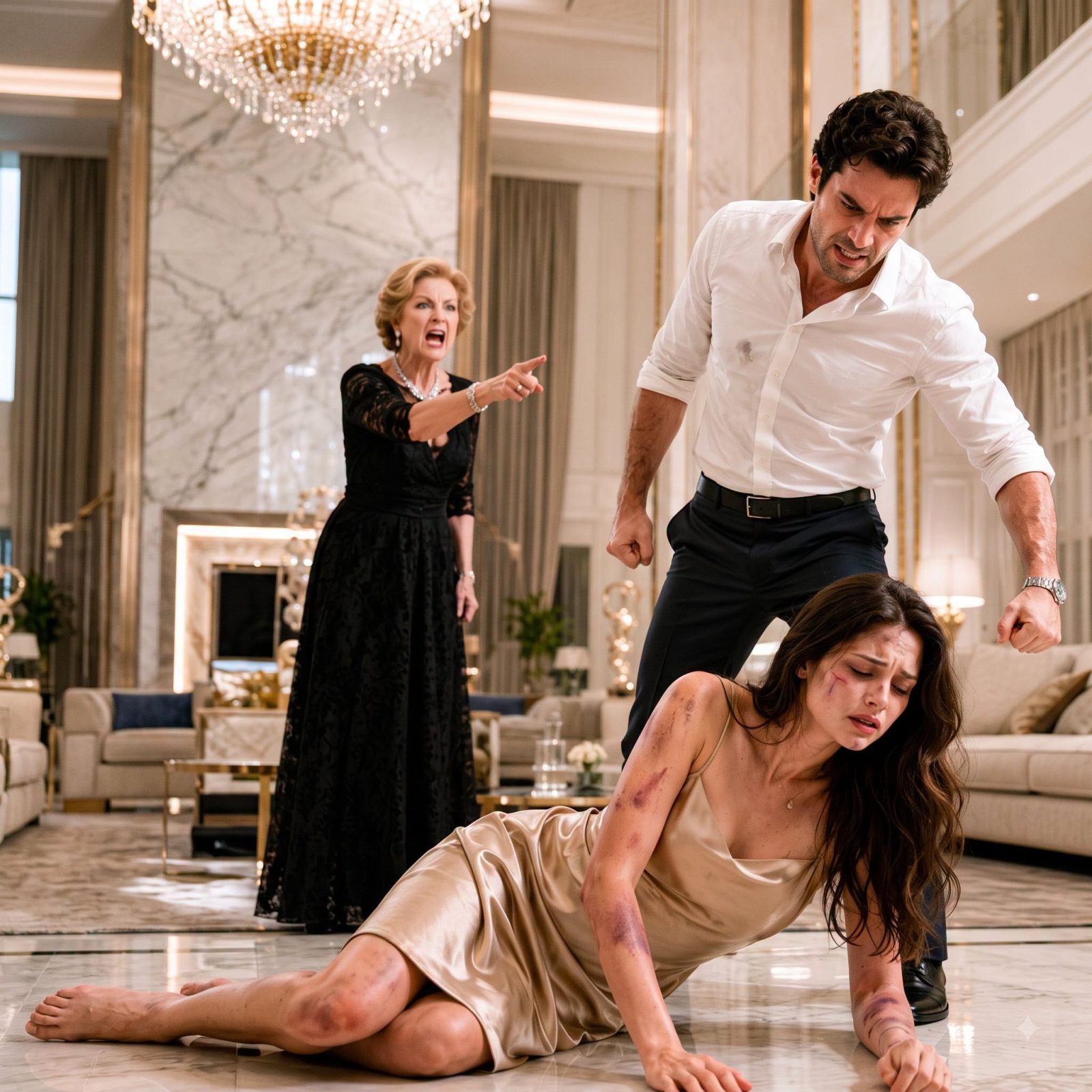 Hit harder! Just keep away from the face! - My mother-in-law hissed at him. I lay bruised and silent, holding a secret they knew nothing about: in just a few minutes, their whole world would come crashing down forever...