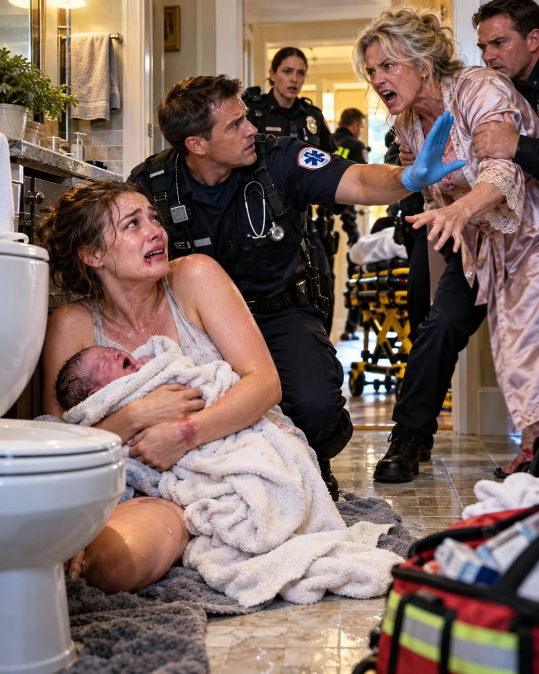 My mother-in-law slapped me during labor and told me the hospital could wait until she finished sleeping.