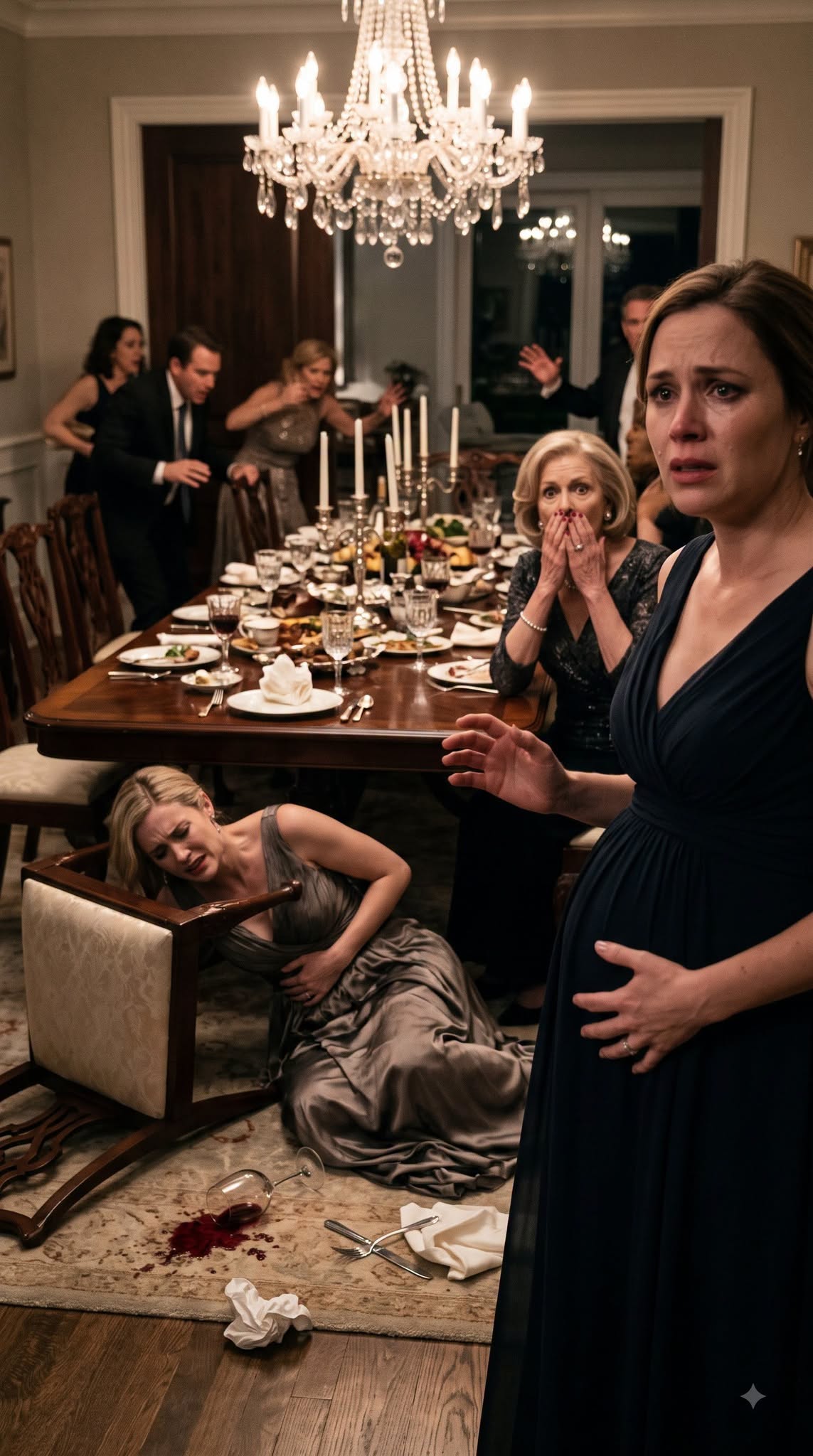 "I discovered my mother-in-law spiked my food with abortifacients to kill my unborn baby. Instead of eating it, I quietly swapped our bowls. Minutes later, watching her precious golden daughter grab the poisoned bowl and collapse in agony, suffering a miscarriage right before our eyes, she screamed in horror and pointed at me, shouting, 'You monster!' But as the paramedics rushed in, I whispered back..."