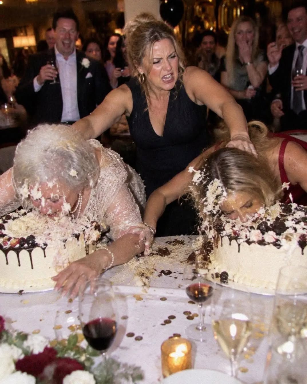 My mother-in-law gave my seat at my husband's 50th birthday dinner to his ex-wife — so I asked the waiter to bring out one more cake.