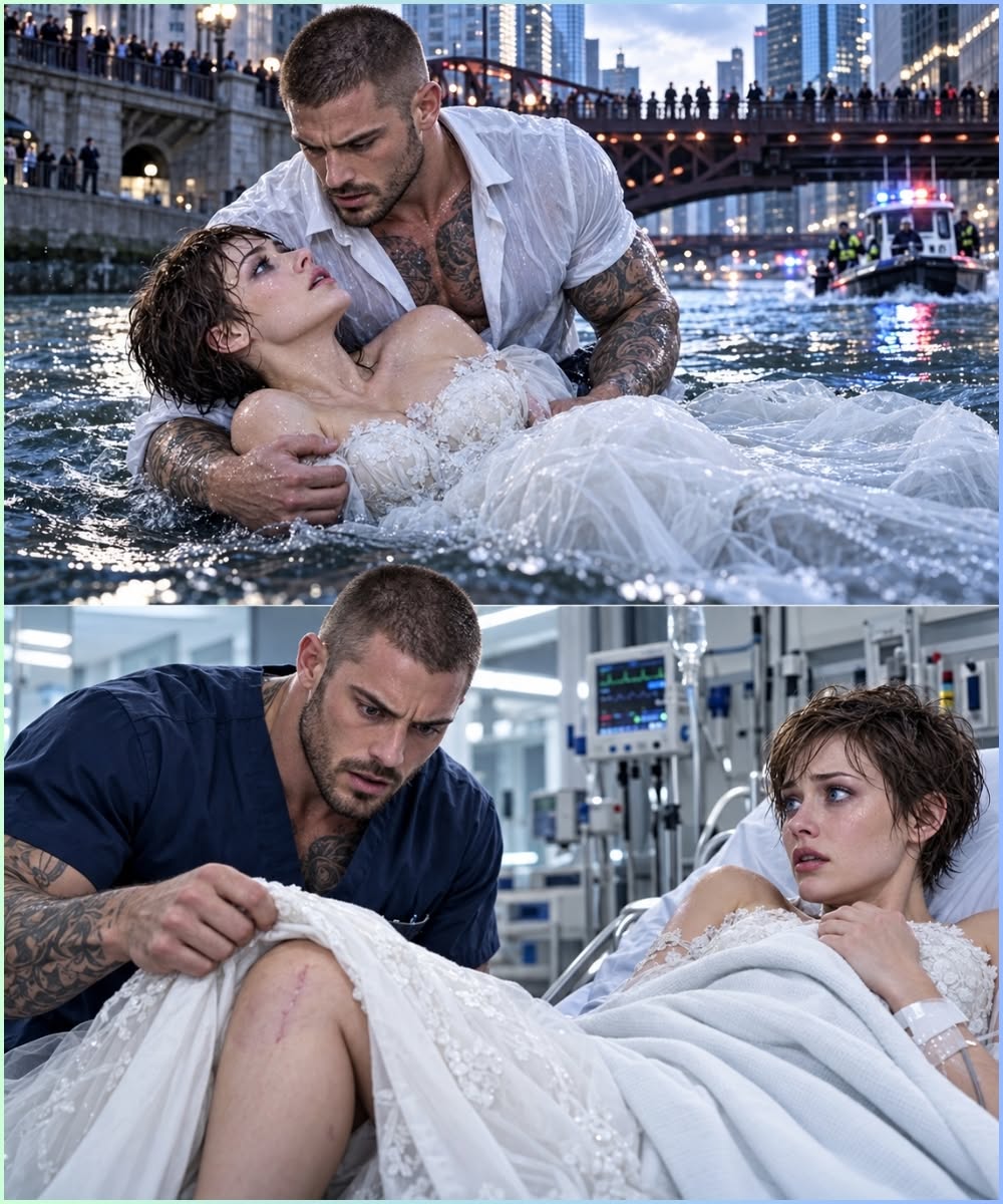 The Surgeon Saved Me From the River, but When He Lifted My Wedding Dress He Found the Scar That Changed Everything