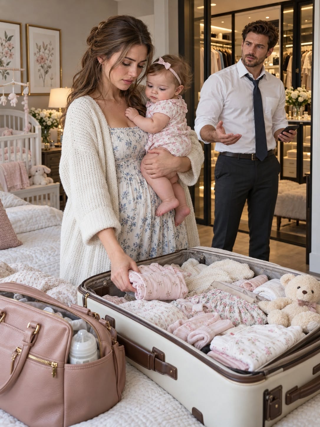 My husband came home early, saw three clean baby bottles drying beside the sink and a basket of folded laundry, and told me, “If living here is too much for you, take the mess somewhere else.” I was holding our sleeping five-month-old daughter. Then he sneered, “Where would you even go without a salary?” I simply said, “Okay.” That night, while he slept, I opened my old financial spreadsheets—and discovered something he had completely forgotten about me...
