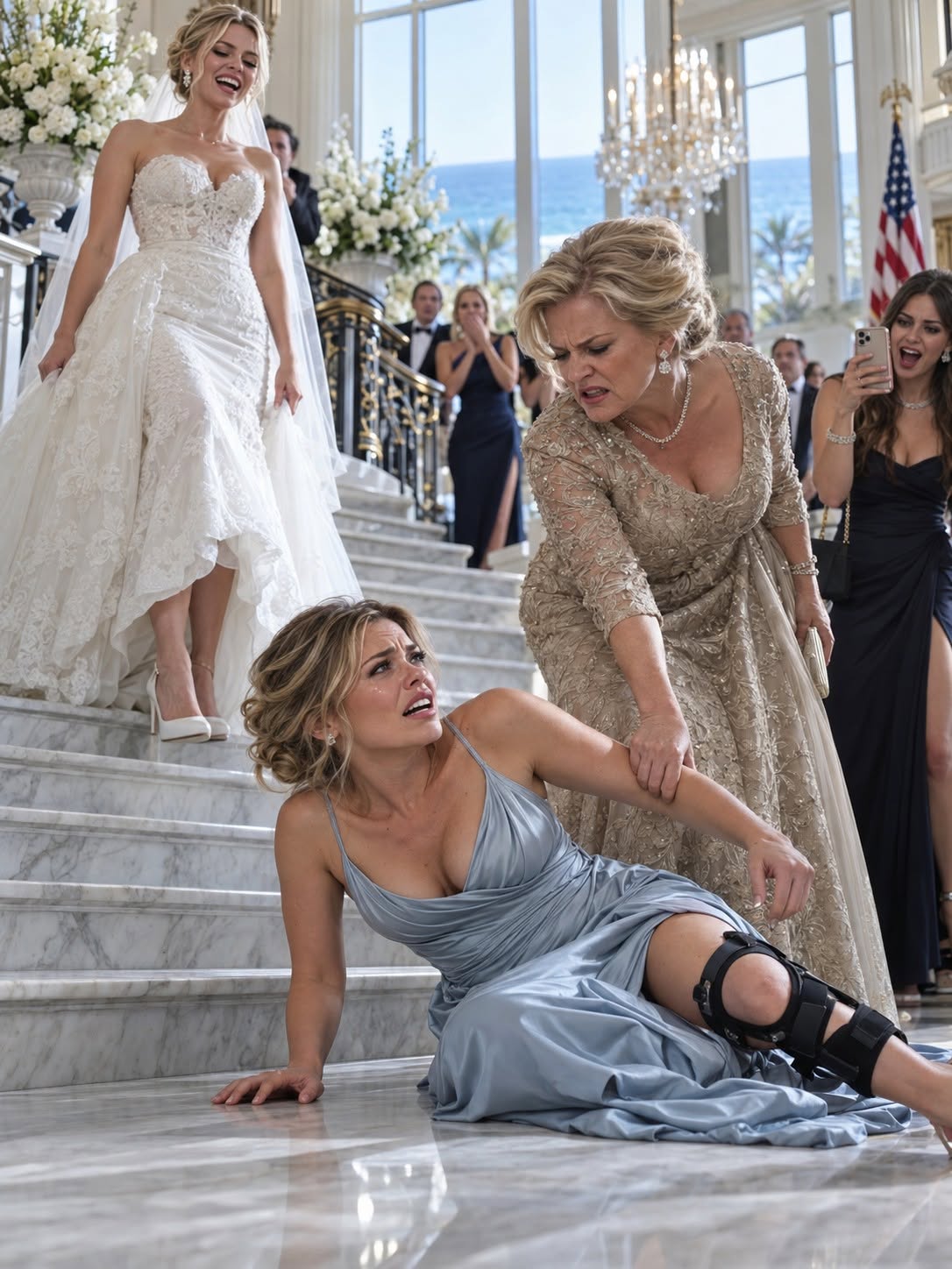 "GET UP, SLOANE! YOU'RE RUINING MY WEDDING!" My sister laughed from the marble staircase as I lay below, my surgical brace twisted and blood soaking my dress. My mother stepped over broken glass, grabbed my arm, and hissed that the guests were watching. Then I spotted my cousin's phone still recording. Darcy had no idea what else the cameras caught....