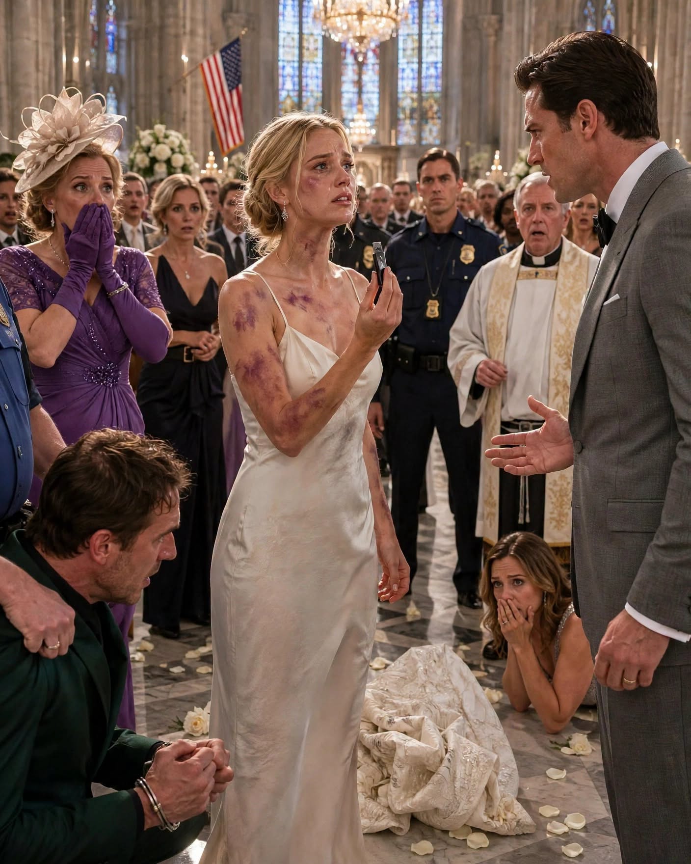 My Abusive Fiancé Thought Our Wedding Would Silence Me—Then I Exposed His Crimes at the Altar and Played the Recording That Linked Him to My Father’s Death