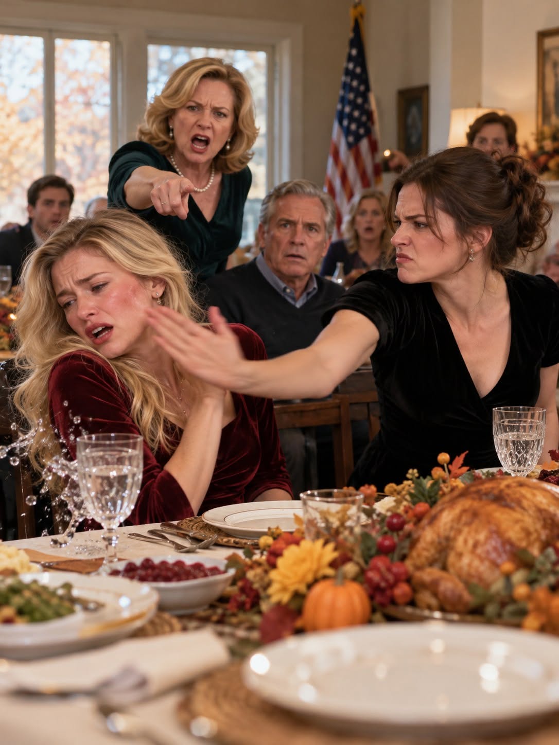 “You’re jealous because your sister has a family!” Mom screamed as Megan slapped me across the Thanksgiving table. My cheek burned. Water spread across Grandma’s tablecloth. Twelve relatives watched silently while Dad declared he’d rather lose the house than accept another dollar from me. All I’d asked about was my $20,000 loan. Four days later, Dad discovered Mom’s mortgage secret...