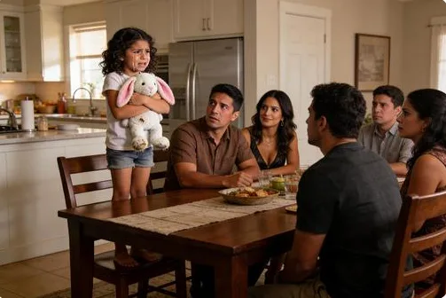 “Daddy, don’t let her take me away.”