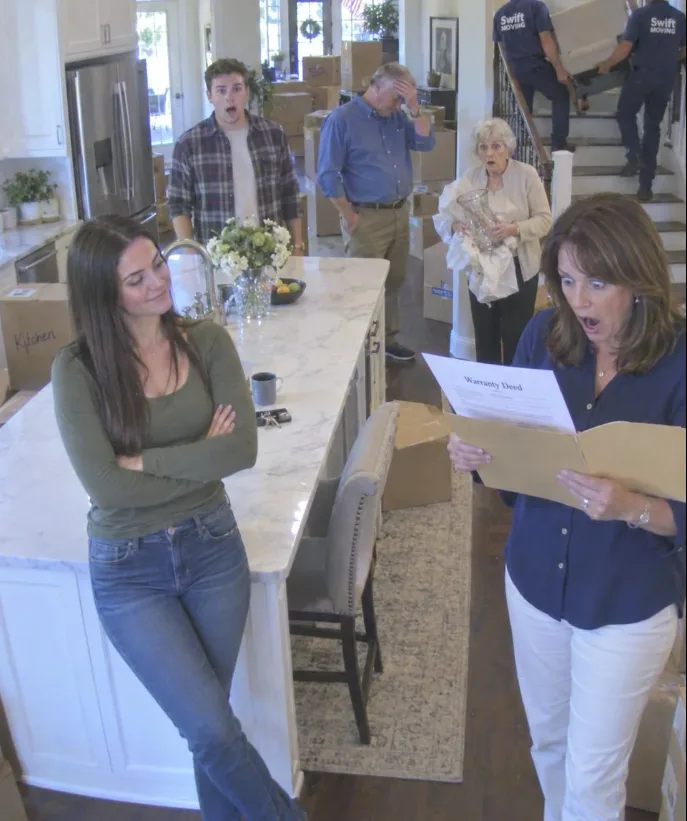 I Secretly Purchased a $1 Million Home. On Moving Day, I Arrived to Find My Brother’s Wife and Her Family Bringing All Their Belongings Inside. So I Smiled, Welcomed Them, and Let Them Continue—Until Someone Suddenly Shouted, “Wait a Second!” I Calmly Smiled. “Oh... you finally realized?”