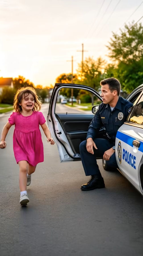 A 6-Year-Old Begged a Cop to Follow Her Home. What He Found Hidden Under the Table Will Break You!