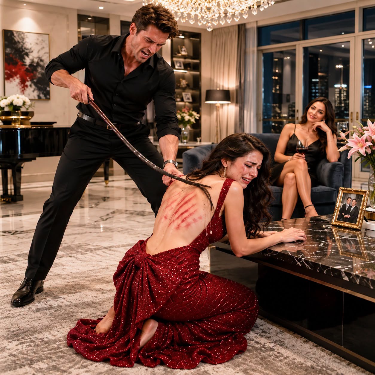 MY HUSBAND WHIPPED ME 20 TIMES OVER HIS SILVER-TONGUED MISTRESS. I IMMEDIATELY CALLED MY BILLIONAIRE FATHER: 'DAD, JUST LIKE YOU TOLD ME, DESTROY HIS LIFE.' 5 MINUTES LATER, HE WAS COMPLETELY COLLAPSED...