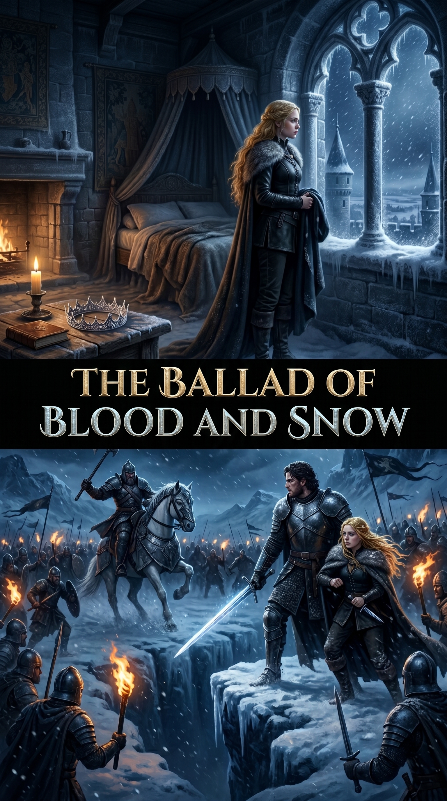 💔❄️The Ballad of Blood and Snow❄️ - Chapter 2: Escape Through the Blizzard