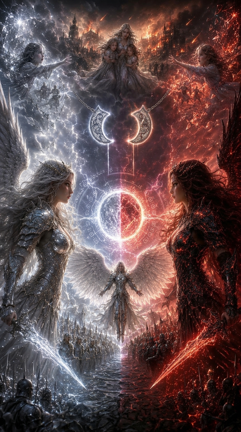 ✨ THE RED WINGS AND THE WHITE WINGS ✨ PART 4 — THE SECRET BETWEEN LIGHT AND FLAMES