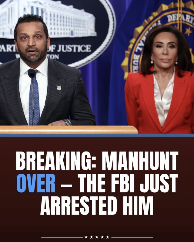 🚨BREAKING: MANHUNT OVER - THE FBI JUST ARRESTED HIM