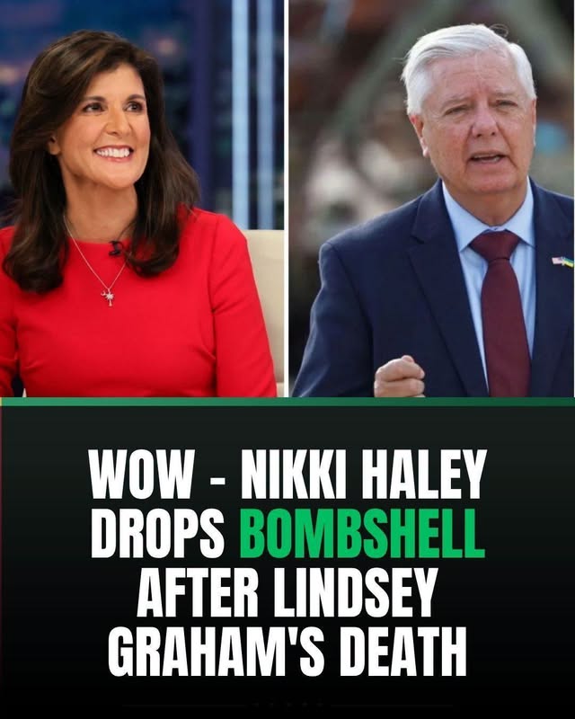 😮WOW - NIKKI HALEY DROPS BOMBSHELL AFTER LINDSEY GRAHAM'S DEATH
